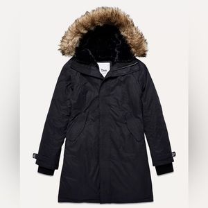 Aritzia parka, small, black